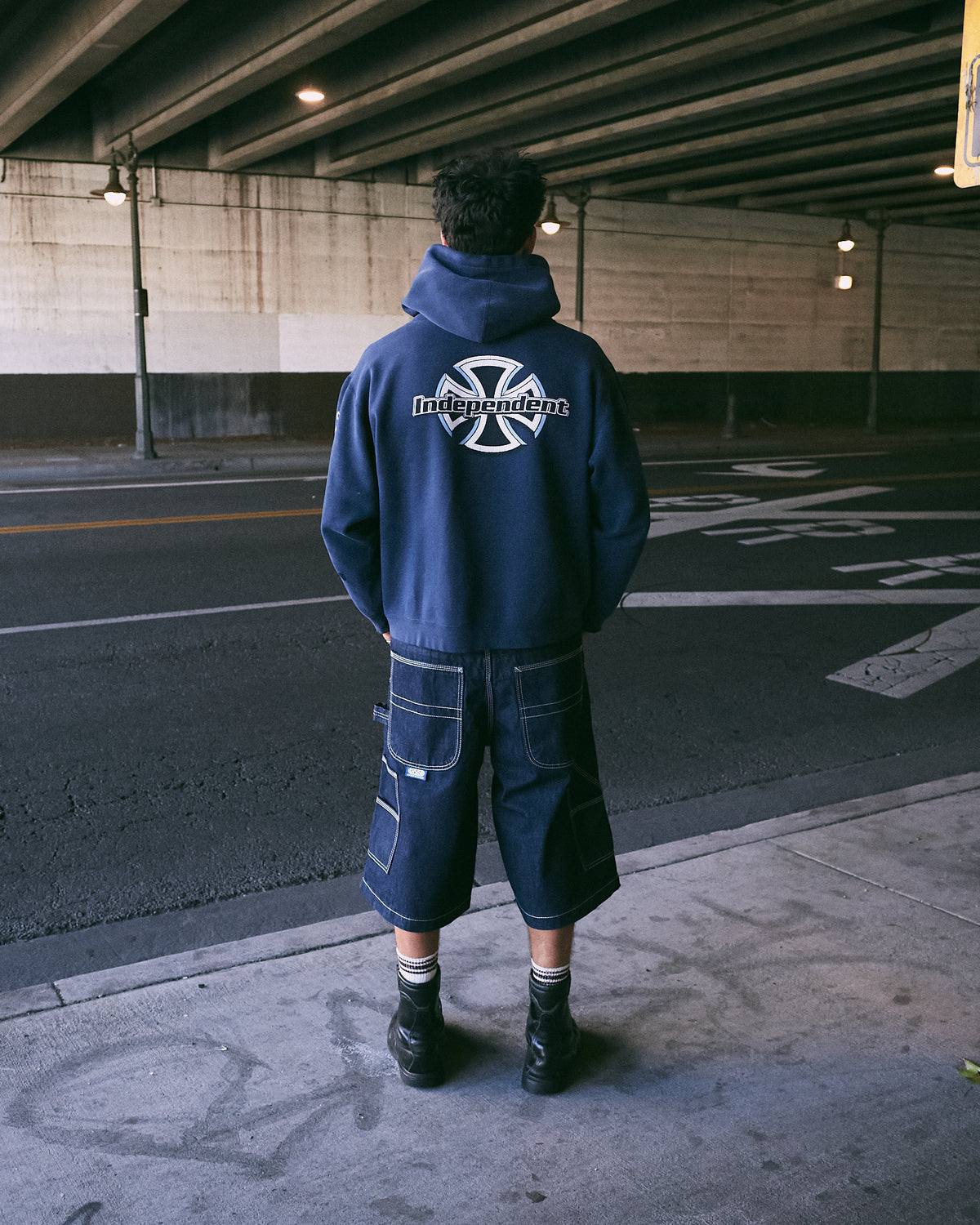 Workman Carpenter Shorts. 14" Inseam. Dark Indigo.
