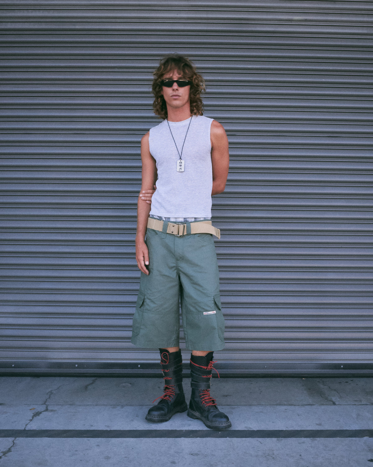 Indicator Cargo Shorts. 14.5” Inseam. Olive.