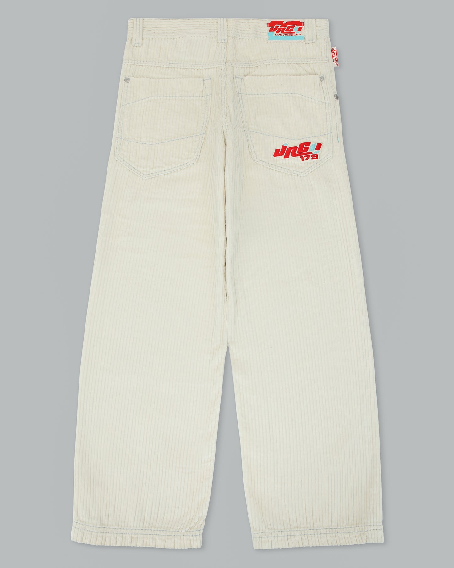 1179 Easy Wide Pipes. 23". 4 Wale Corduroy. Tofu.