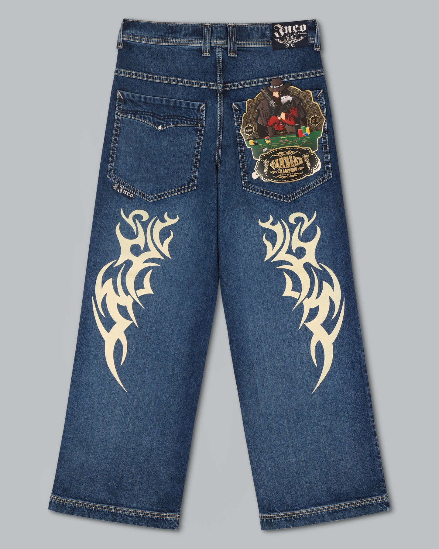 Gambler. 23". Hand-Sand Dark Stone.