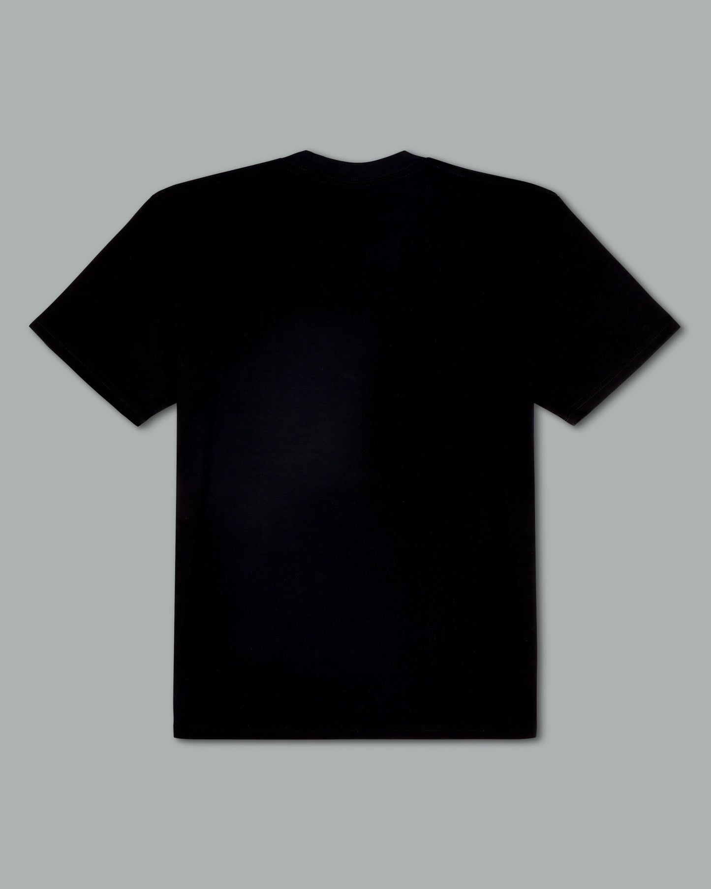 Reversed Crown Tee. Black/ Natural.