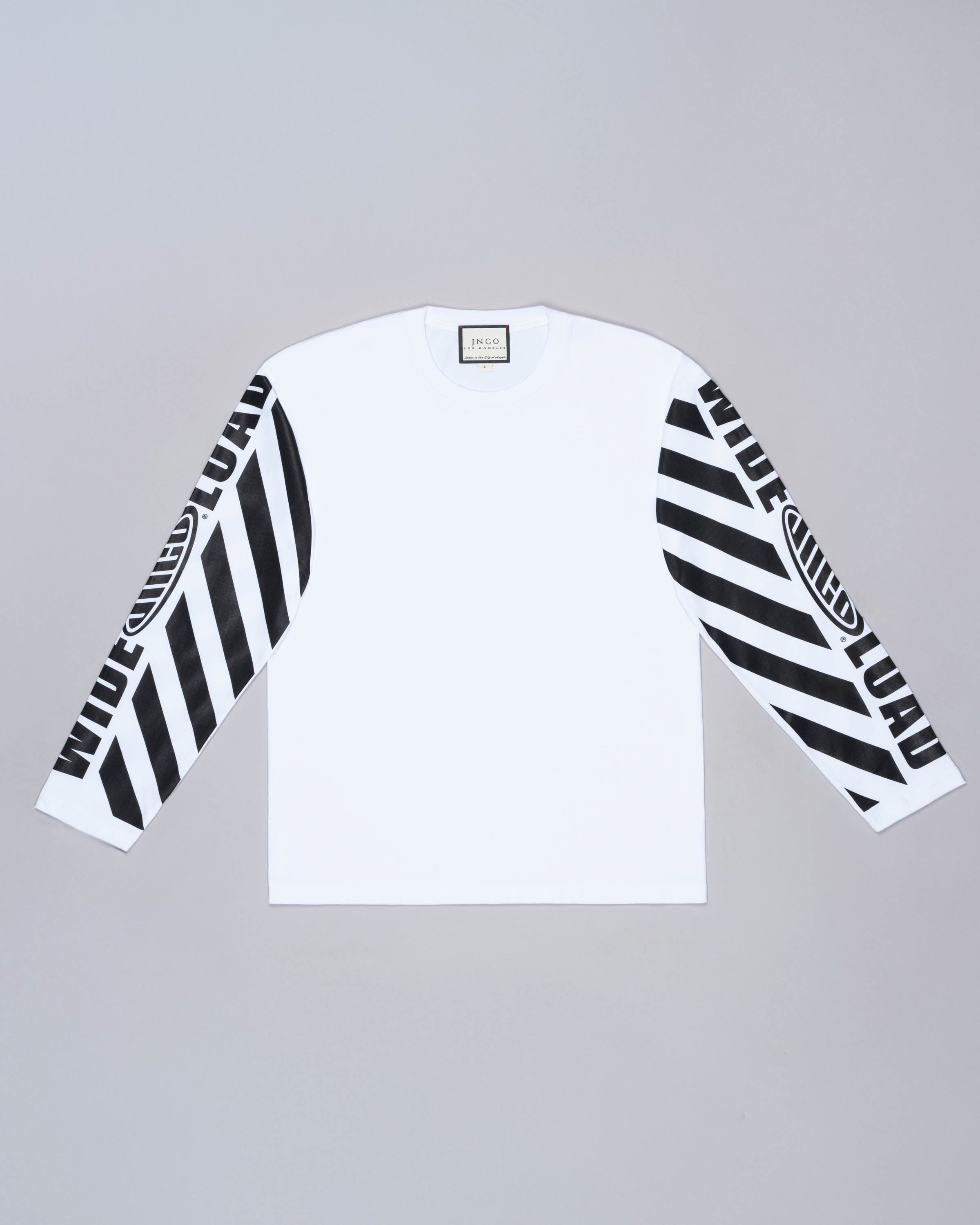 Wide Load Long Sleeve Tee. Optical White. – JNCO Los Angeles