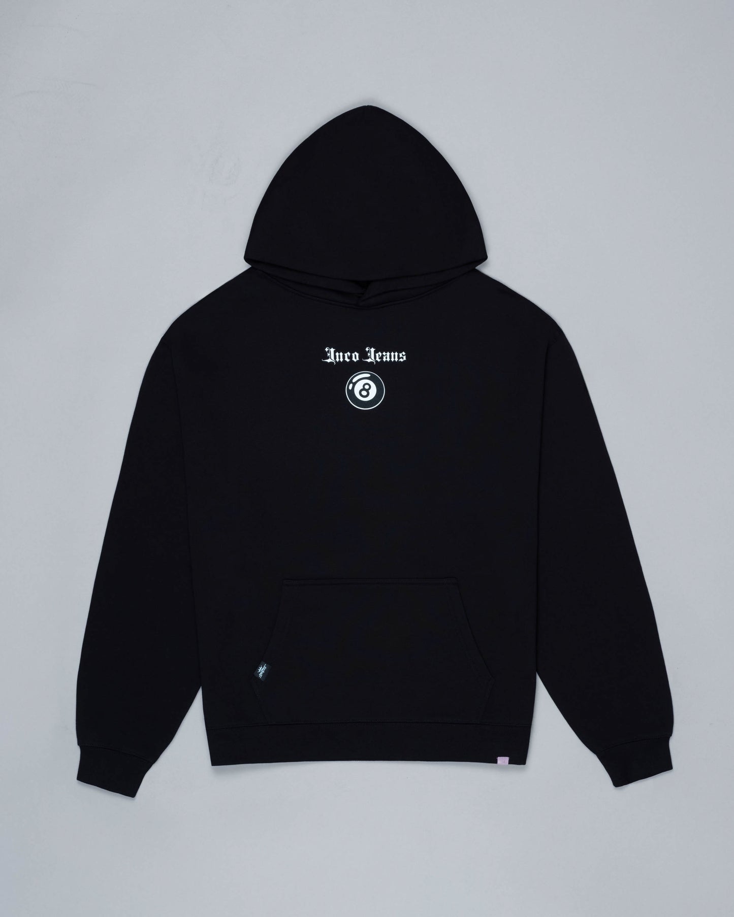 8 Ball Hoodie. Black.