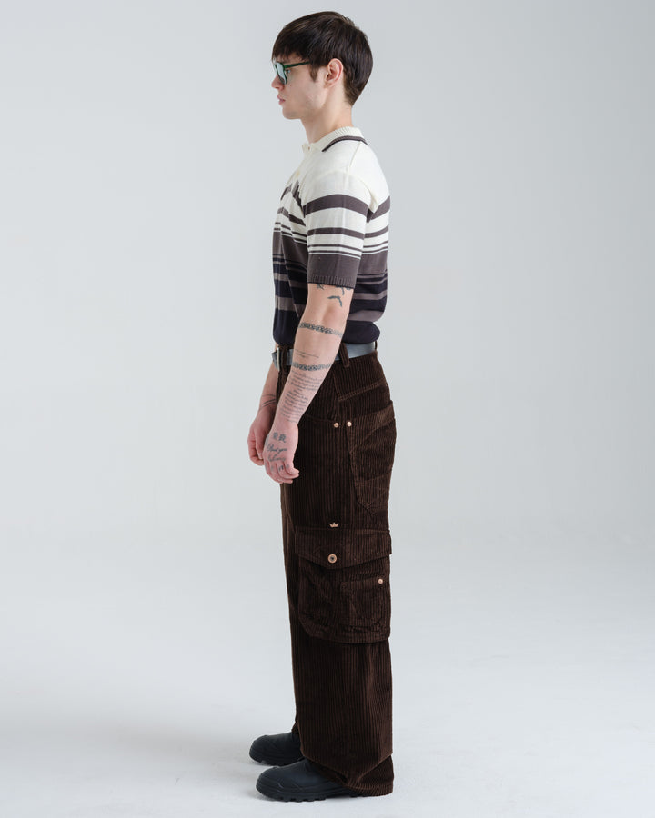 Torque Cargo Carpenter. 23". 4 Wale Corduroy. Java Brown.