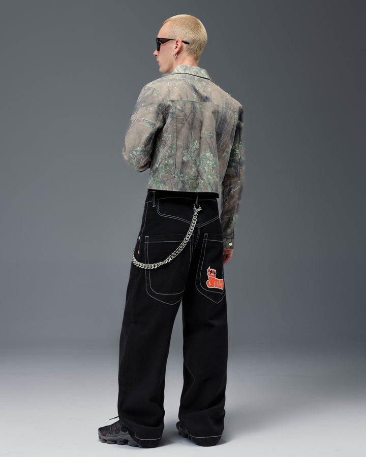 1169 Low Down Deck. 20". Jet Black.