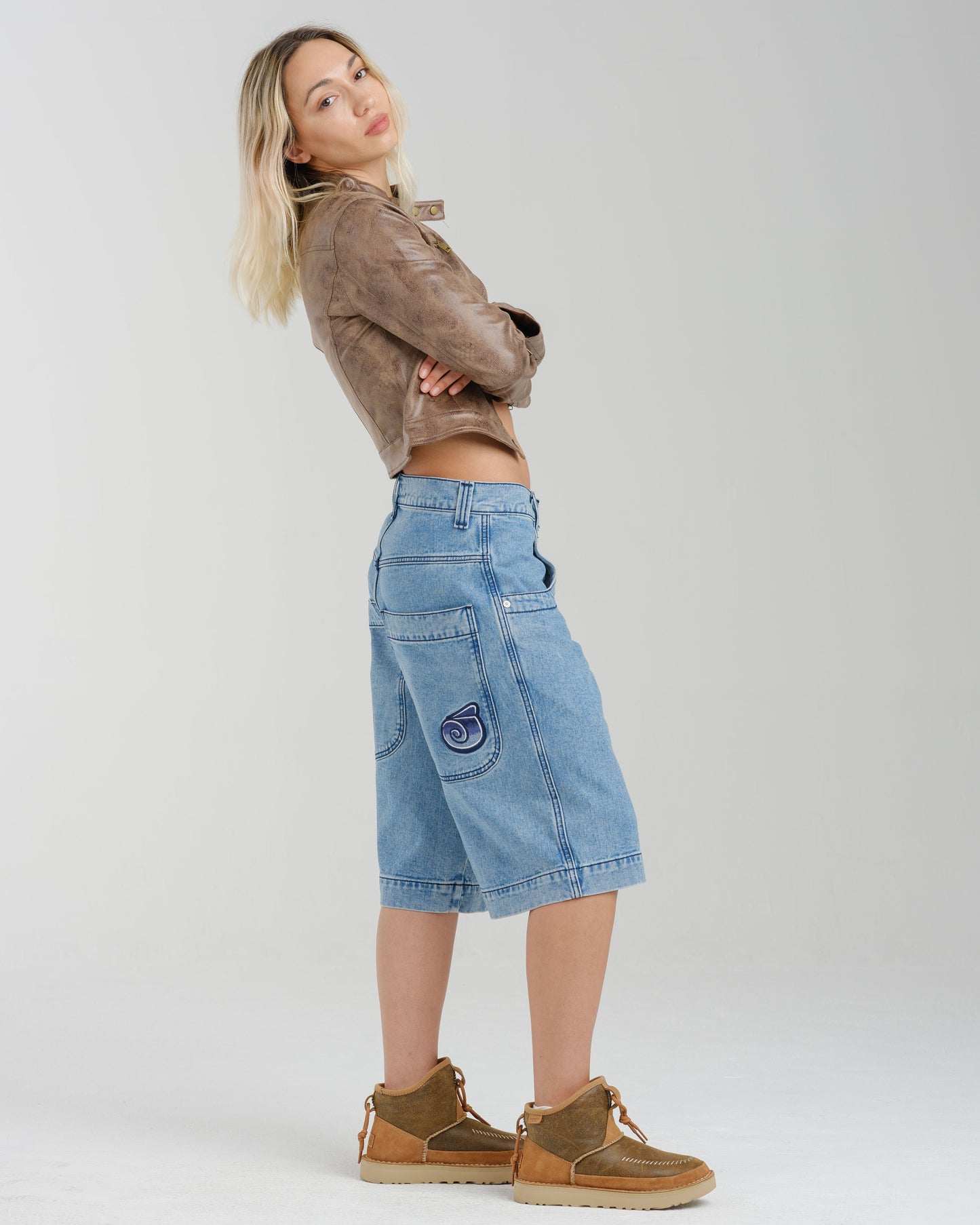 W101 Twin Cannon Shorts. 14" Inseam. Antique.