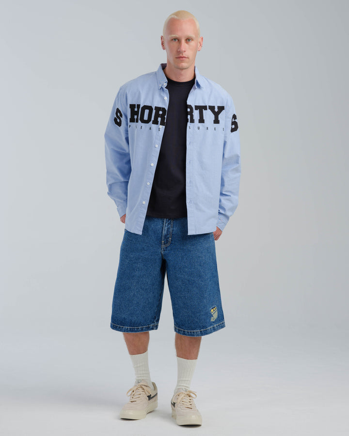 179 Pipes Shorts. 14" Inseam. Dark Stone.