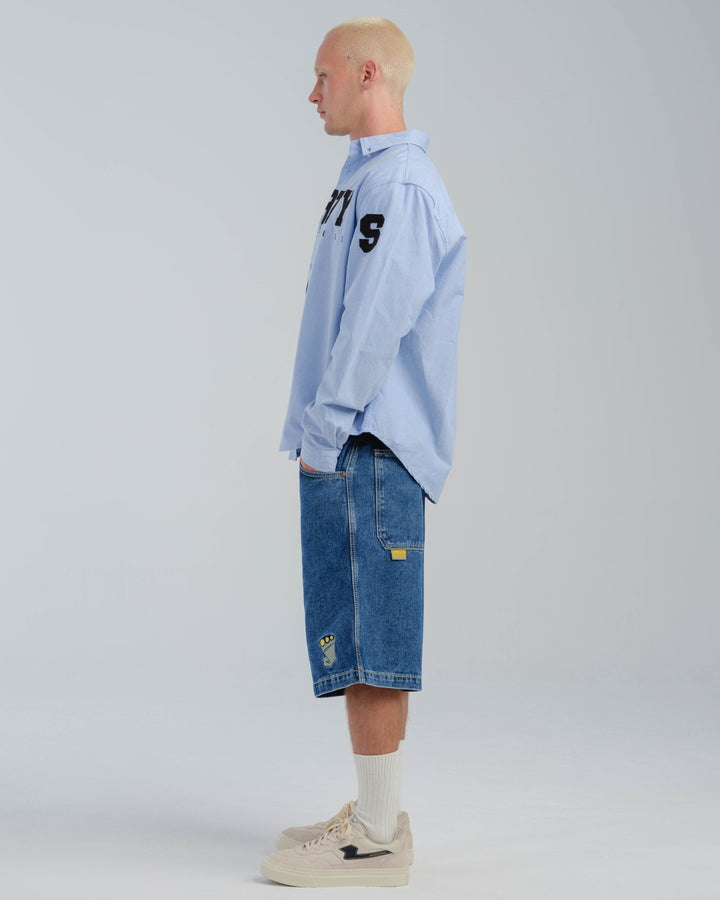 179 Pipes Shorts. 14" Inseam. Dark Stone.