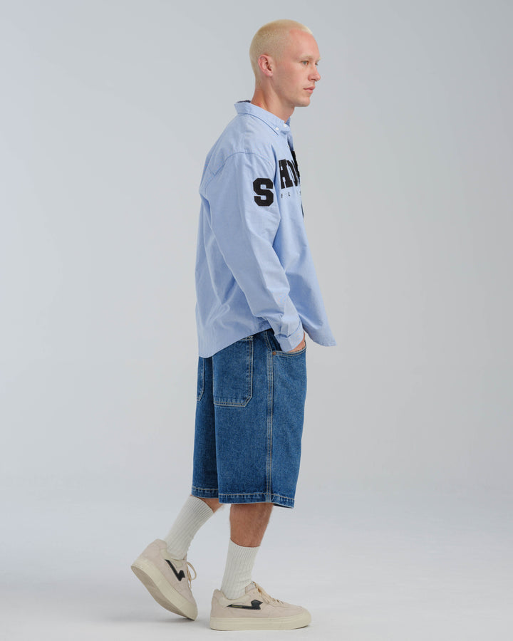 179 Pipes Shorts. 14" Inseam. Dark Stone.