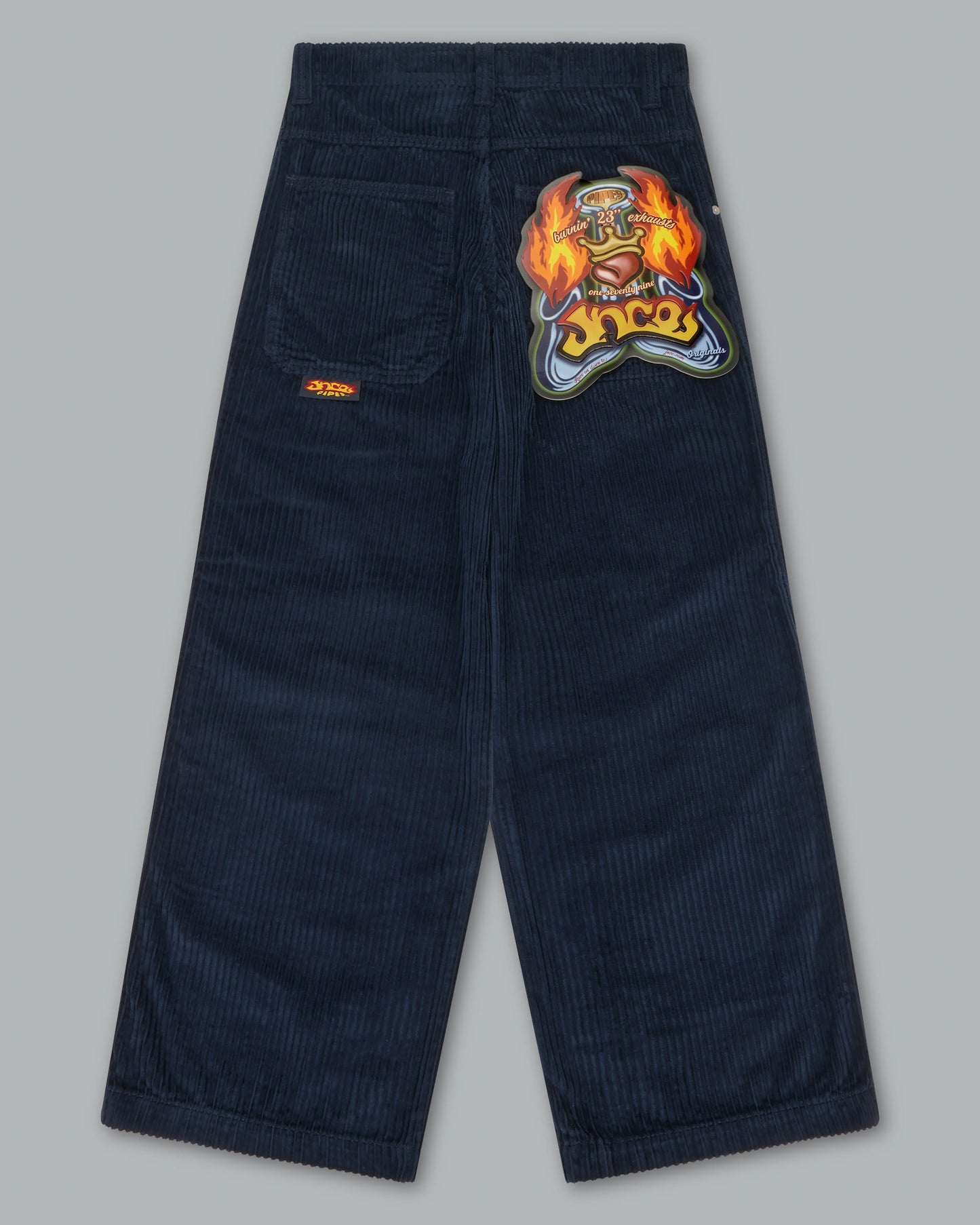 179 Pipes. 23". 4 Wale Corduroy. Navy.