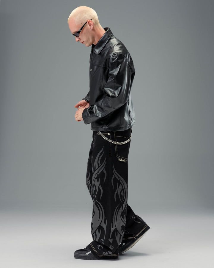 Flame Karatz. 23". Jet Black.