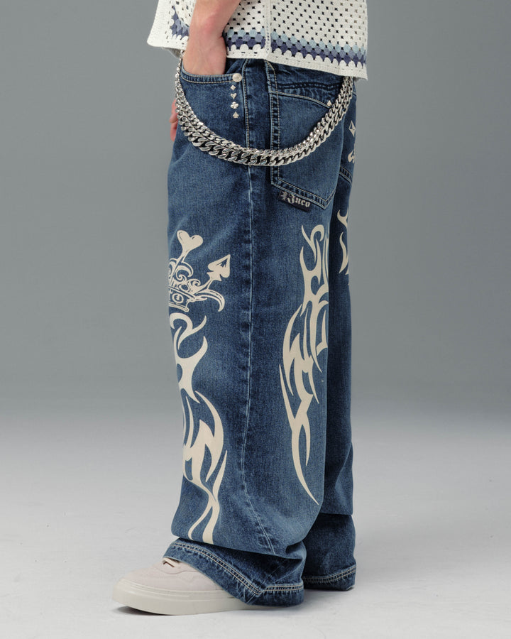 Gambler. 23". Hand-Sand Dark Stone.