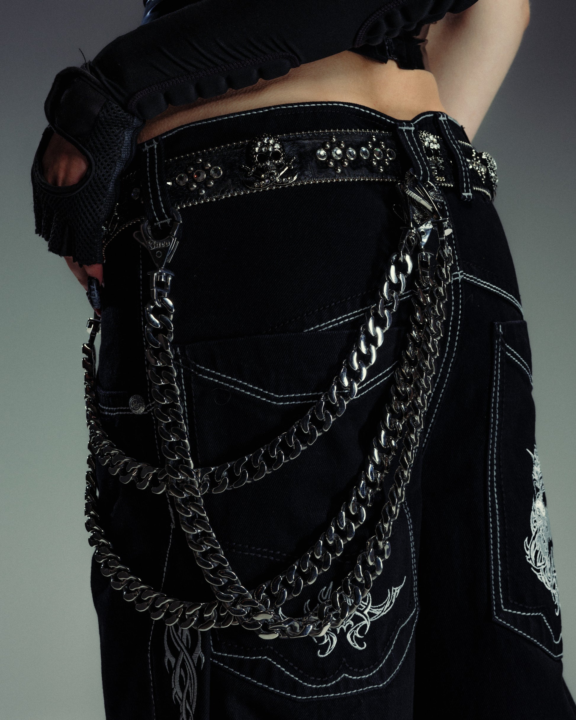 Oversized Stainless Steel Pocket Chain – JNCO Los Angeles