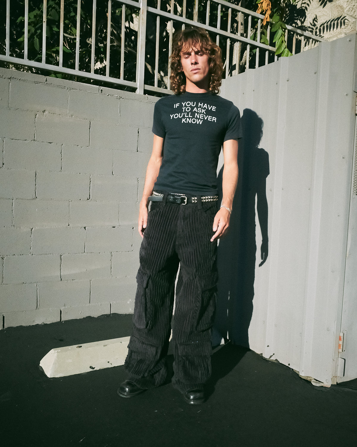 Legacy. 24". 2 Wale Corduroy. Black.