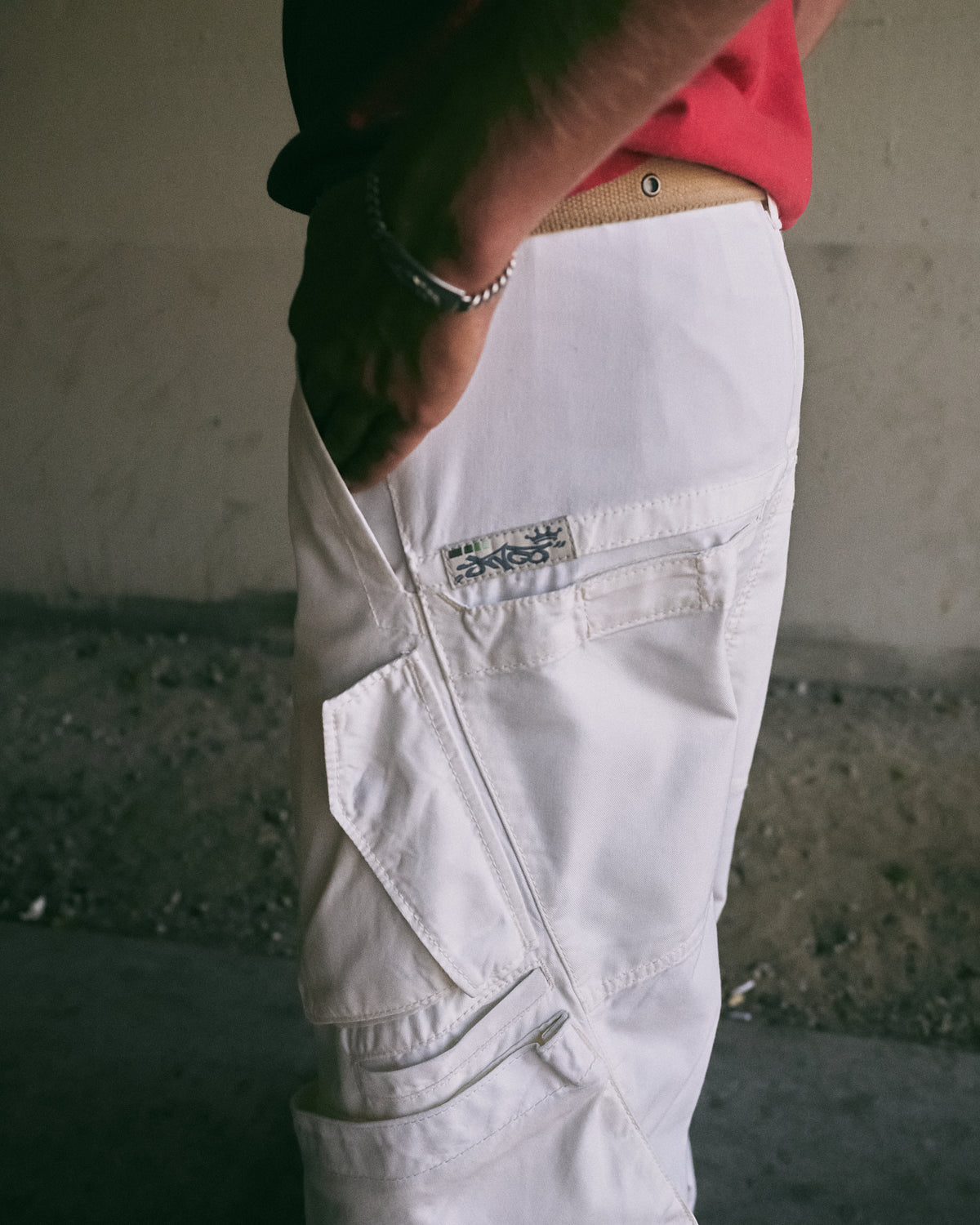 Hummer Cargo Pants. 20”. Natural.