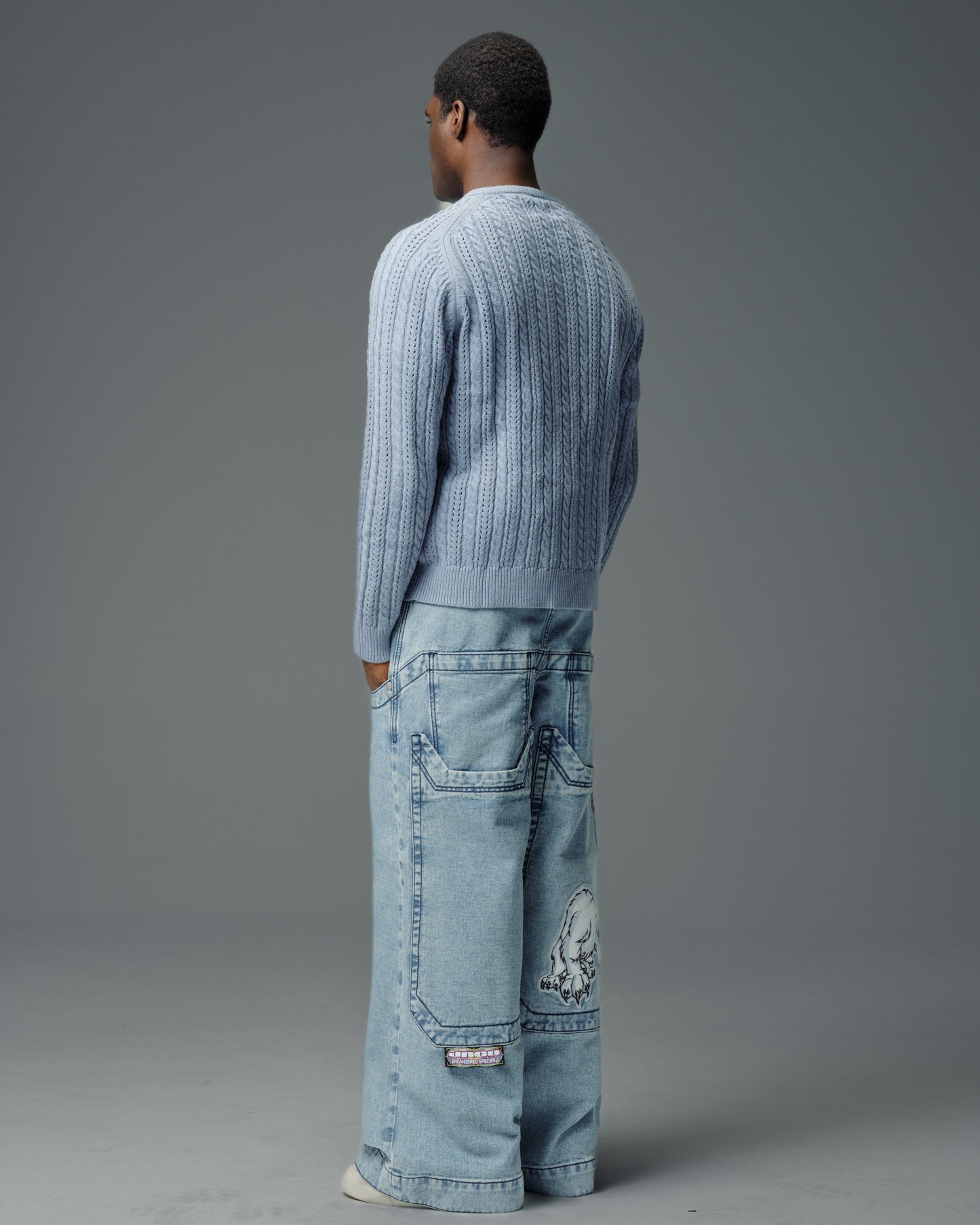 Polar Bear. 28". Antique.