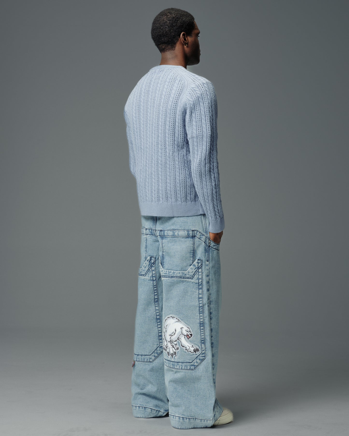 Polar Bear. 28". Antique.