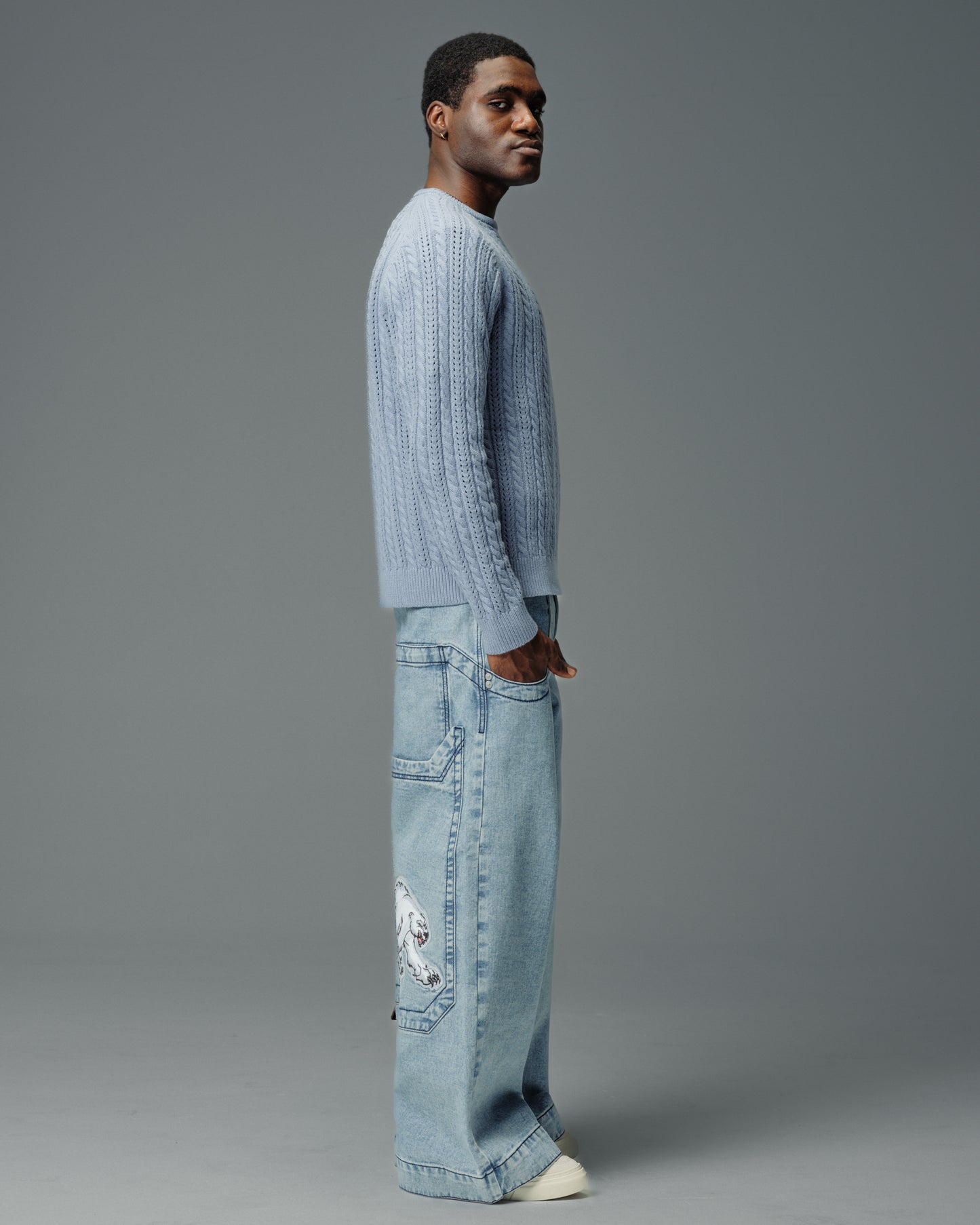 Polar Bear. 28". Antique.