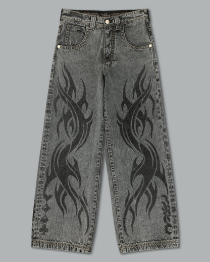 Flame Karatz. 23". Black Vintage.