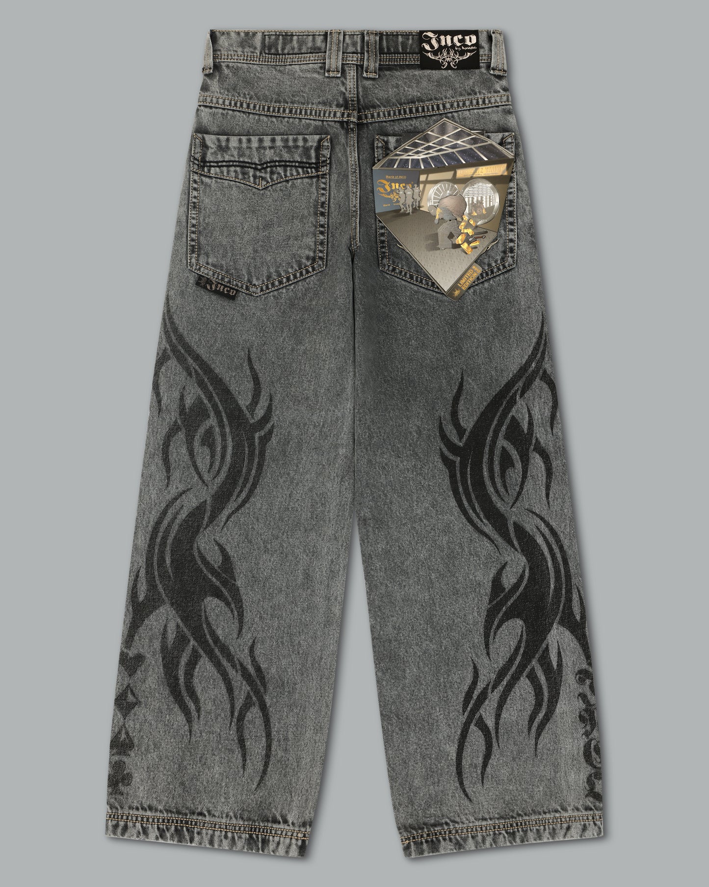 Flame Karatz. 23". Black Vintage.