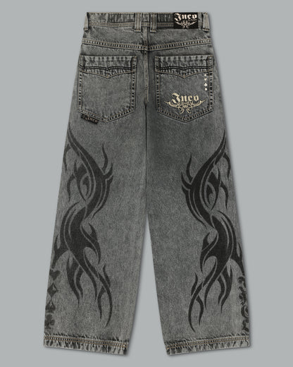 Flame Karatz. 23". Black Vintage.