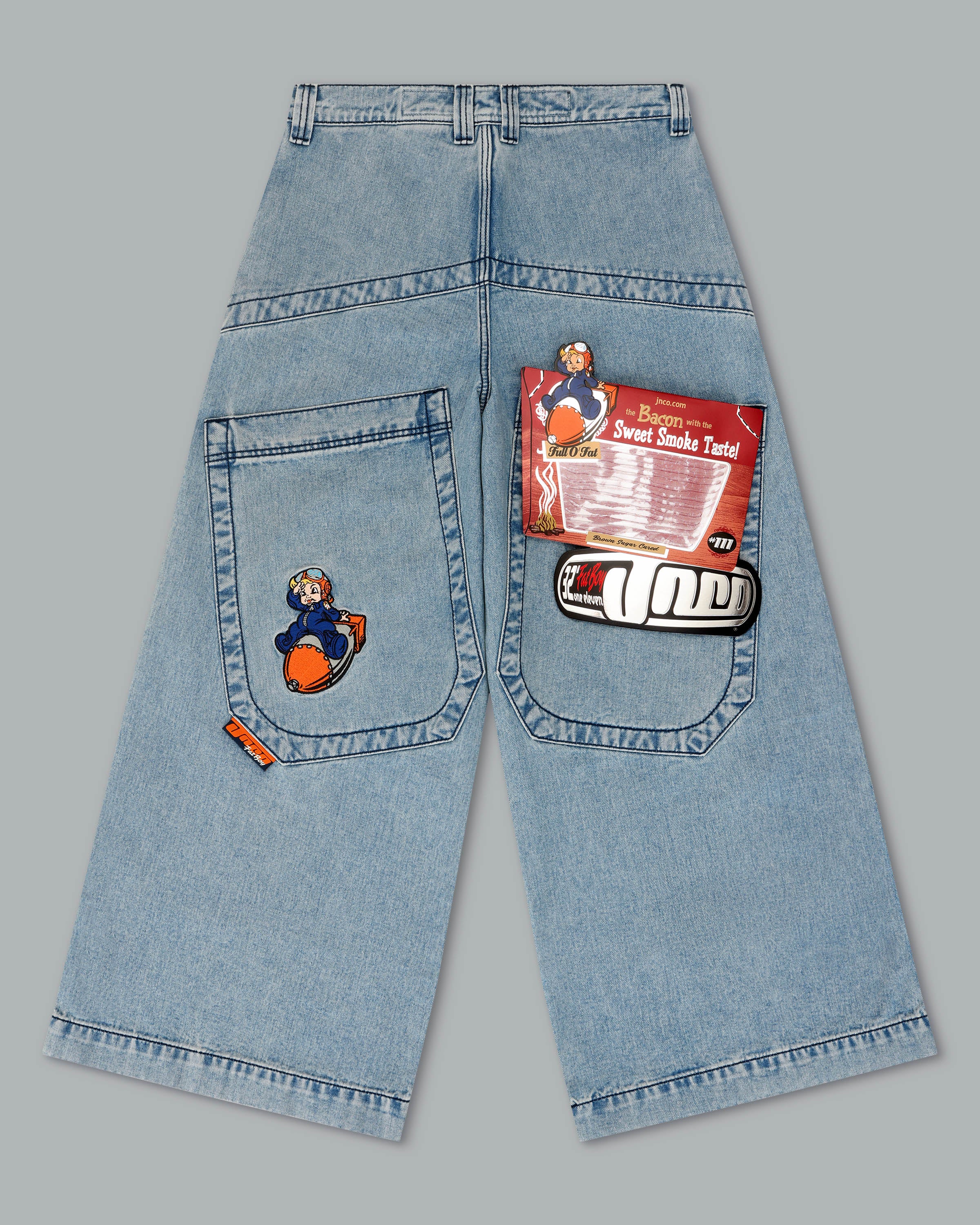 Fat Boy Jeans. 32” Wide Leg. Antique. – JNCO Los Angeles