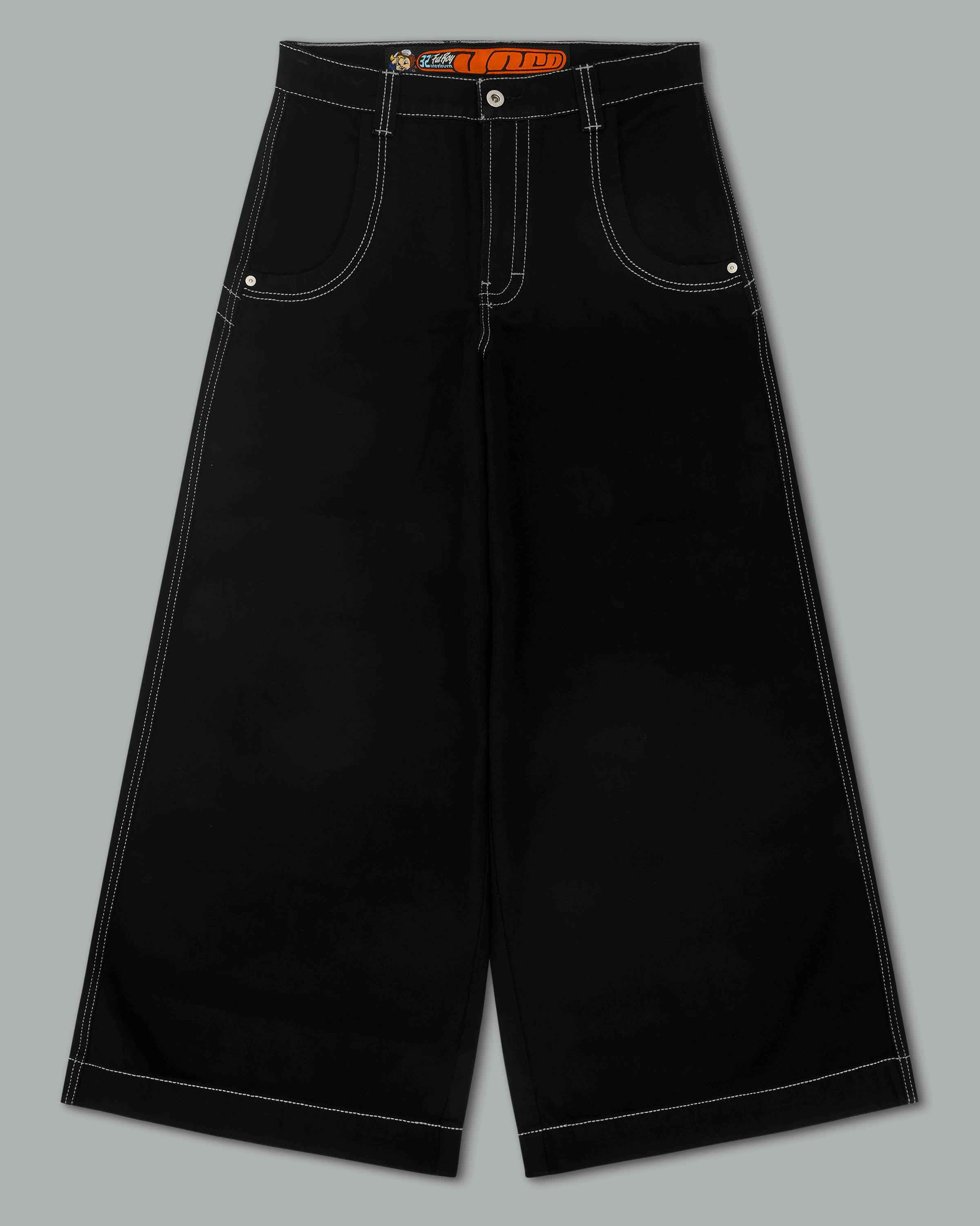 Fat Boy Jeans. 32” Wide Leg. Jet Black. – JNCO Los Angeles