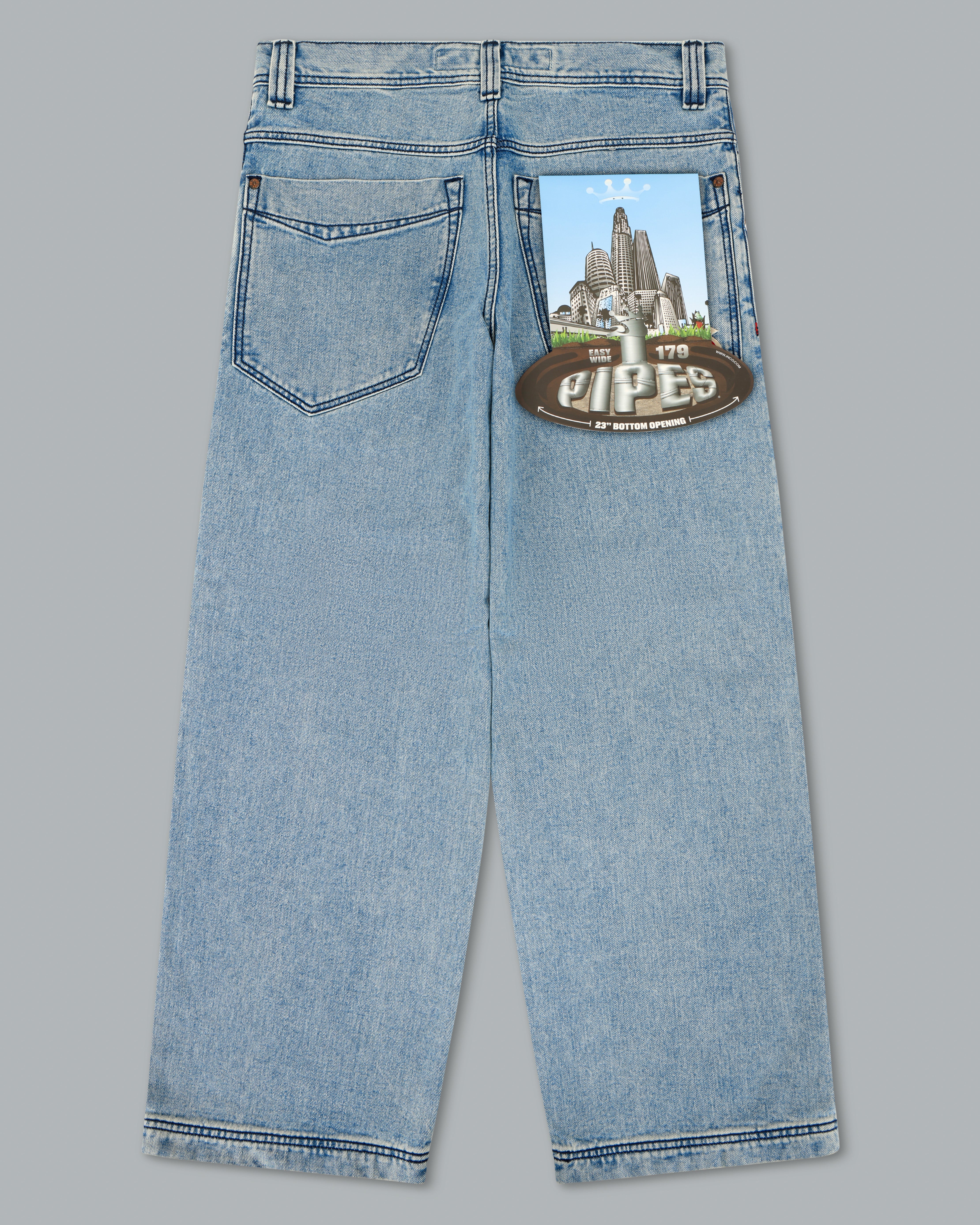 1179 Easy Wide Pipes Jeans. 23