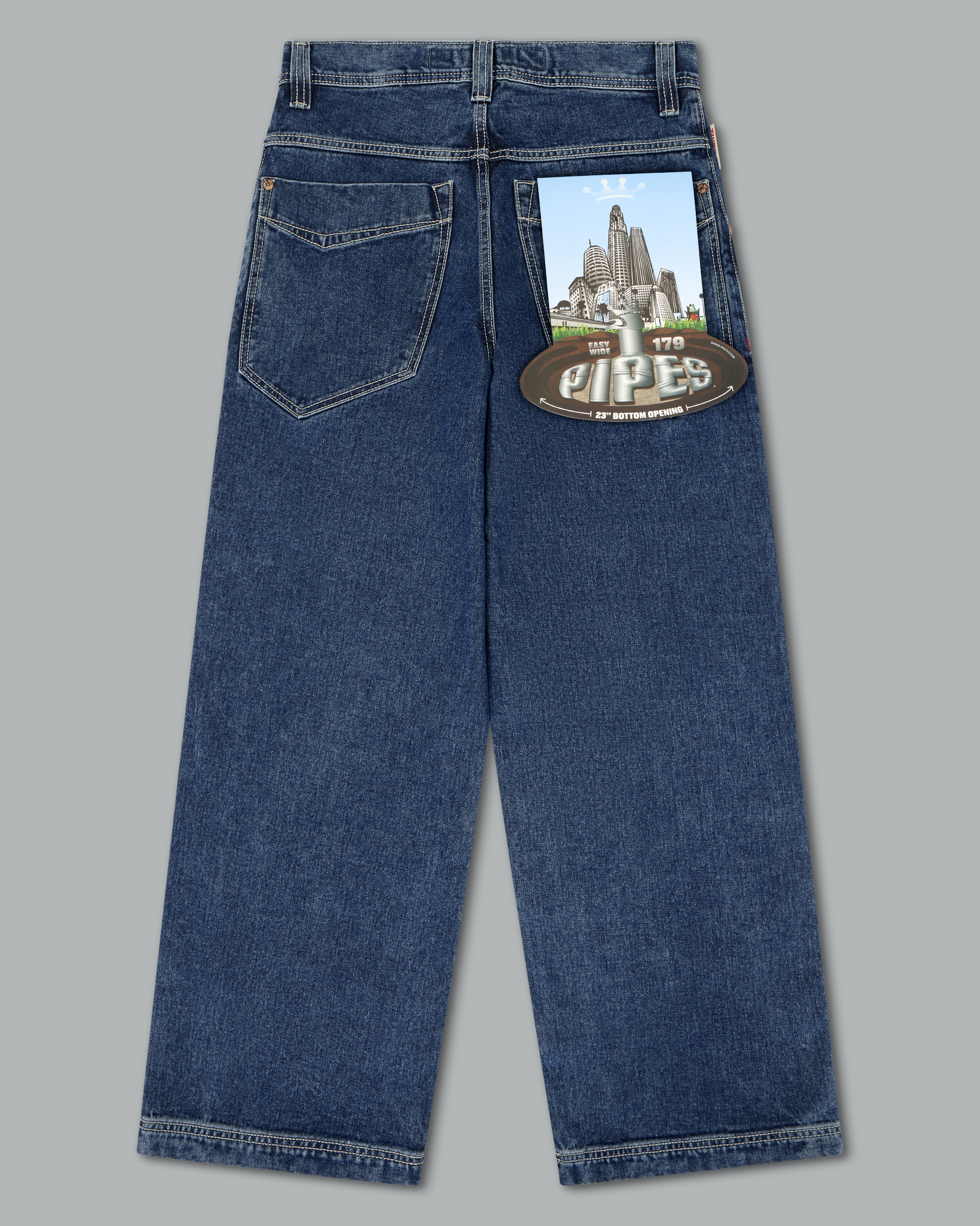 パンツ nowos DENIM WIDE PANTS nowos/DENIM WIDE PANTS(INDIGO)