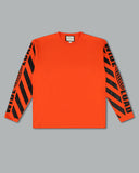 Wide Load Long Sleeve Tee. Orange.