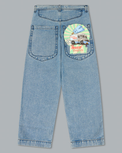 W1169 Low Down Deck. 20". Antique.