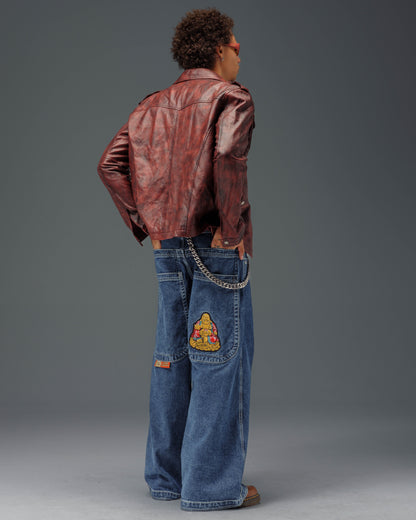 Buddha. 28". Dark Stone.