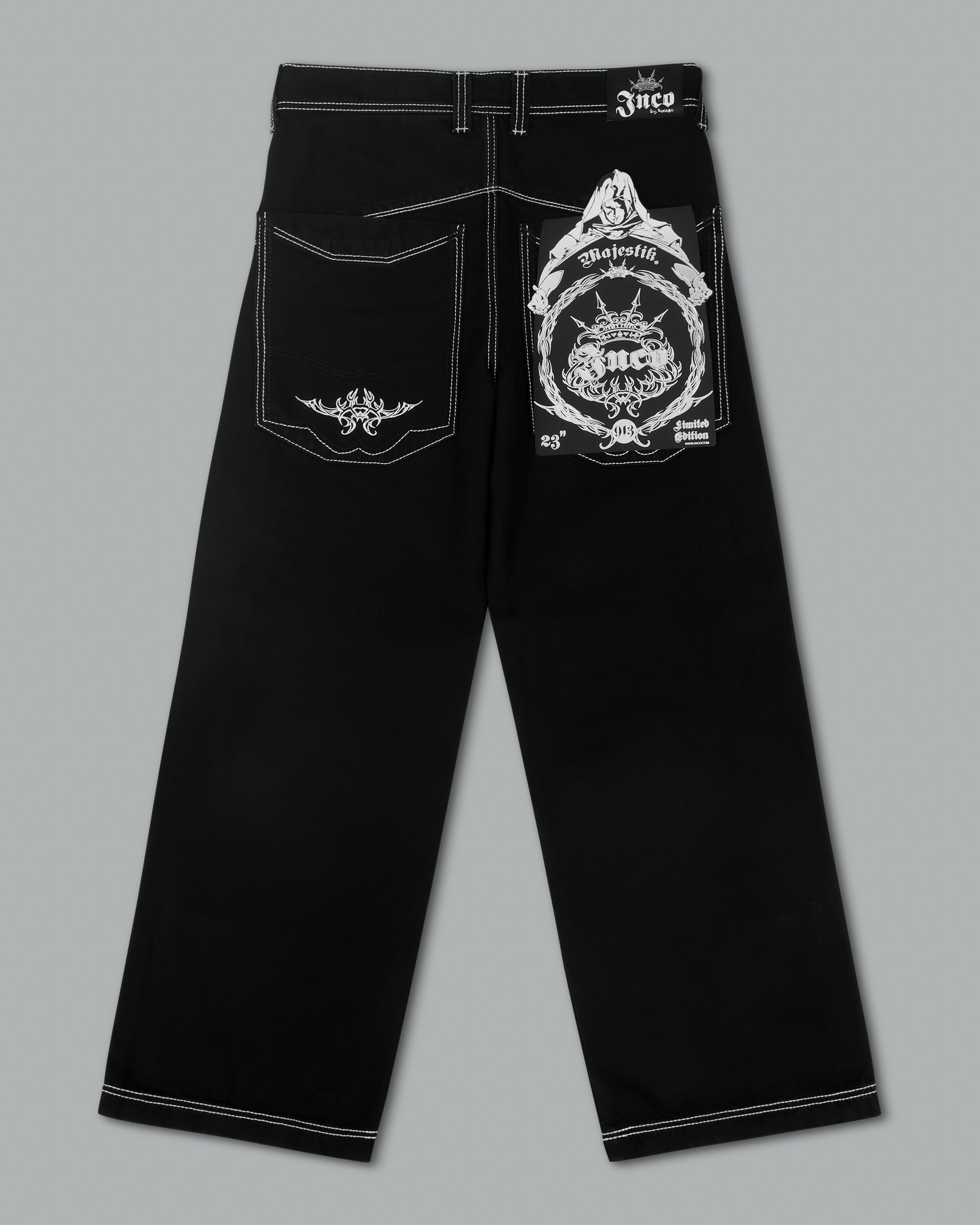 専用　jnco jeans black Deadstock JNCO Urbanomiks Jeans Vintage 90s Y2K Black NWT