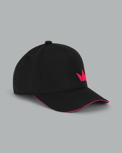 Crown Logo Hat. Neon Pink.