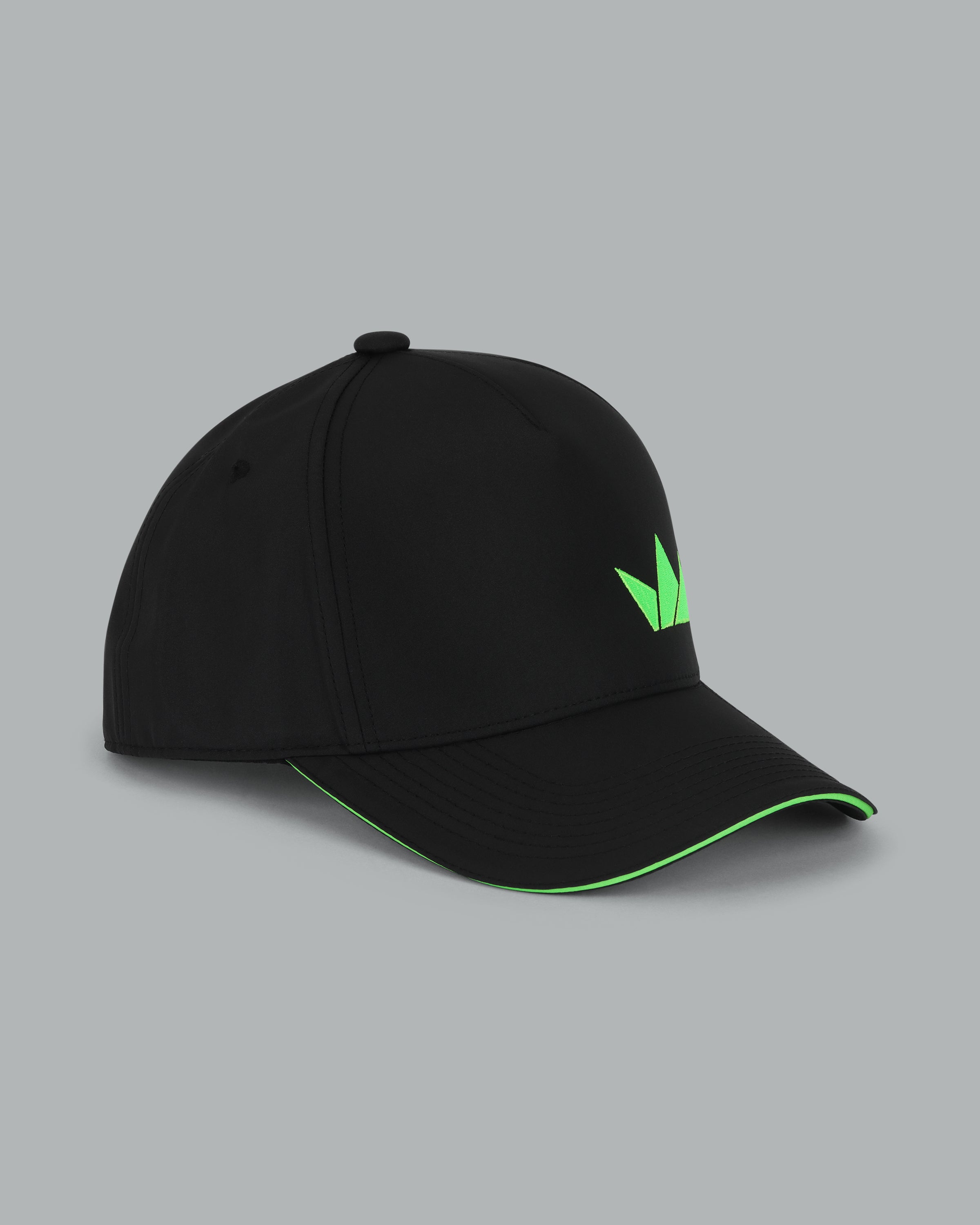 Crown Logo Cap. Neon Green.