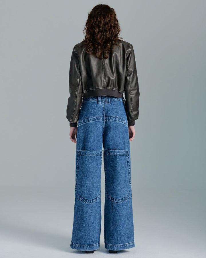 The Camilla Jeans. 27”. Dark Stone.