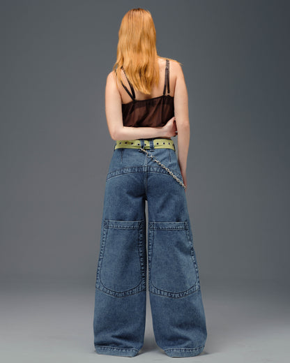 The Camilla Jeans. 27”. Dark Stone.