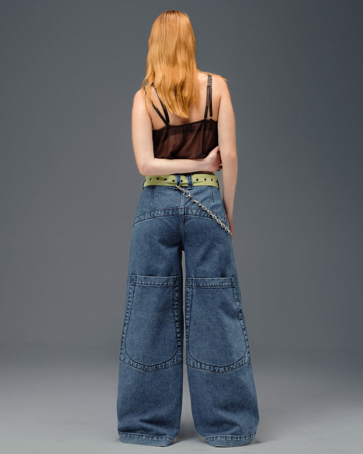 The Camilla Jeans. 27”. Dark Stone.