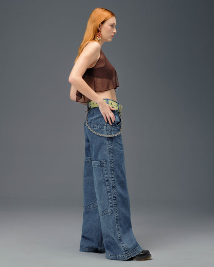 The Camilla Jeans. 27”. Dark Stone.