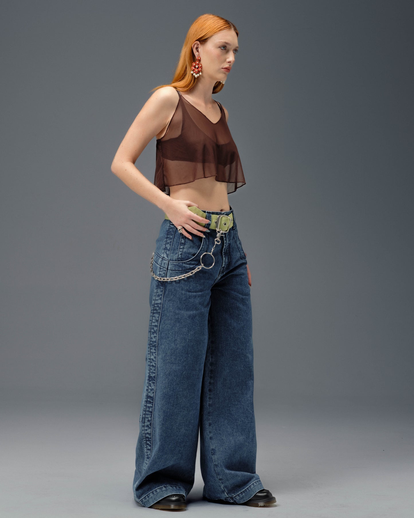 The Camilla Jeans. 27”. Dark Stone.