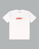 JNCO Los Angeles Tee. White/ Tango Red.