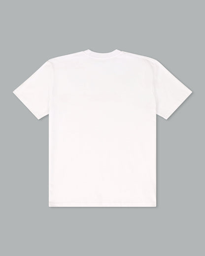 JNCO Los Angeles Tee. White/ Tango Red.