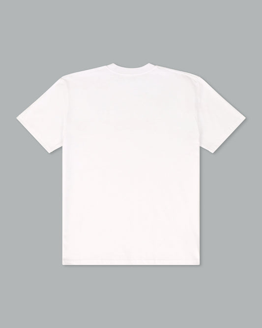 JNCO Los Angeles Tee. White/ Tango Red.