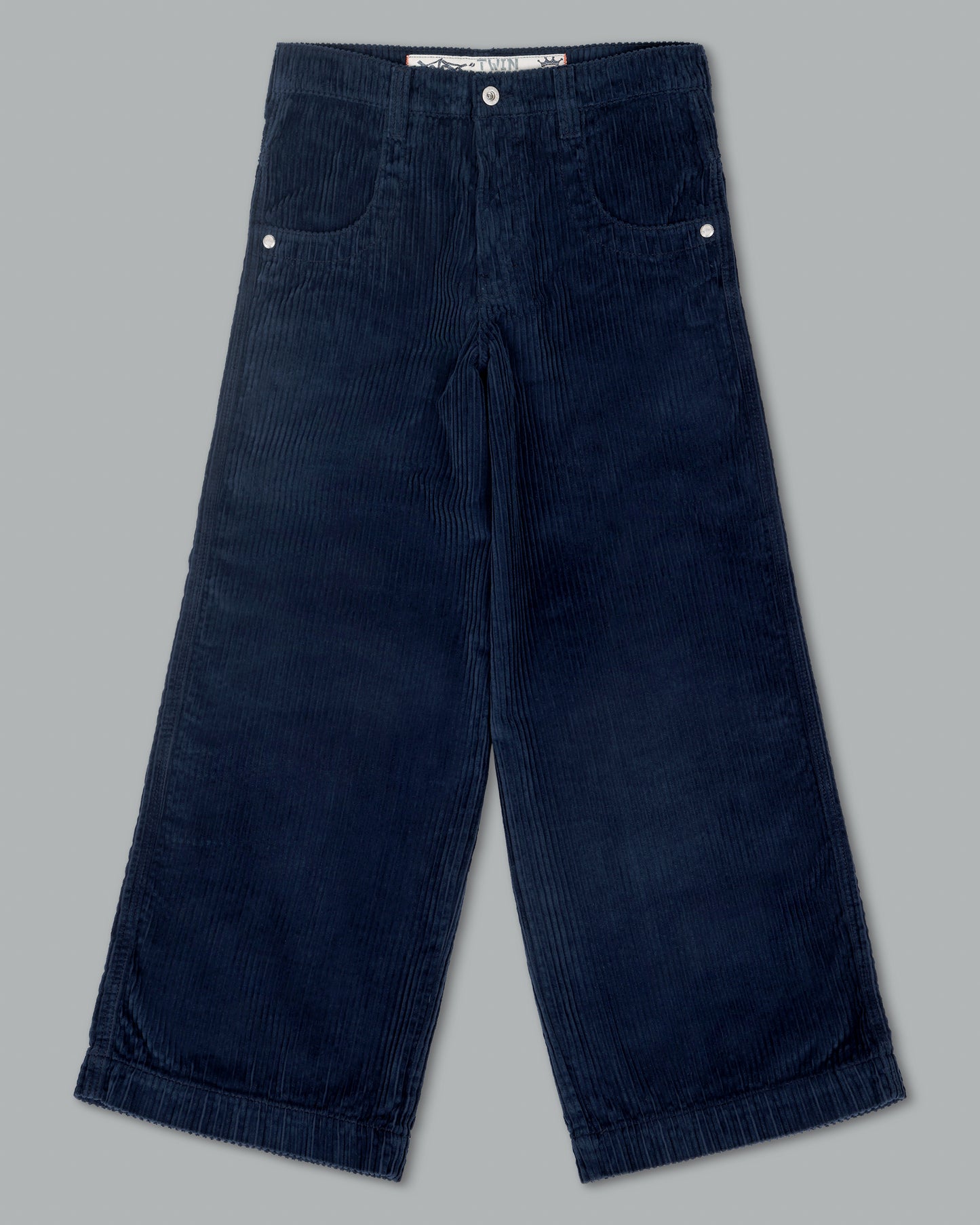 W101 Twin Cannon. 26". 4 Wale Corduroy. Navy.