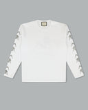 Big Rig Long Sleeve Tee. Optical White.