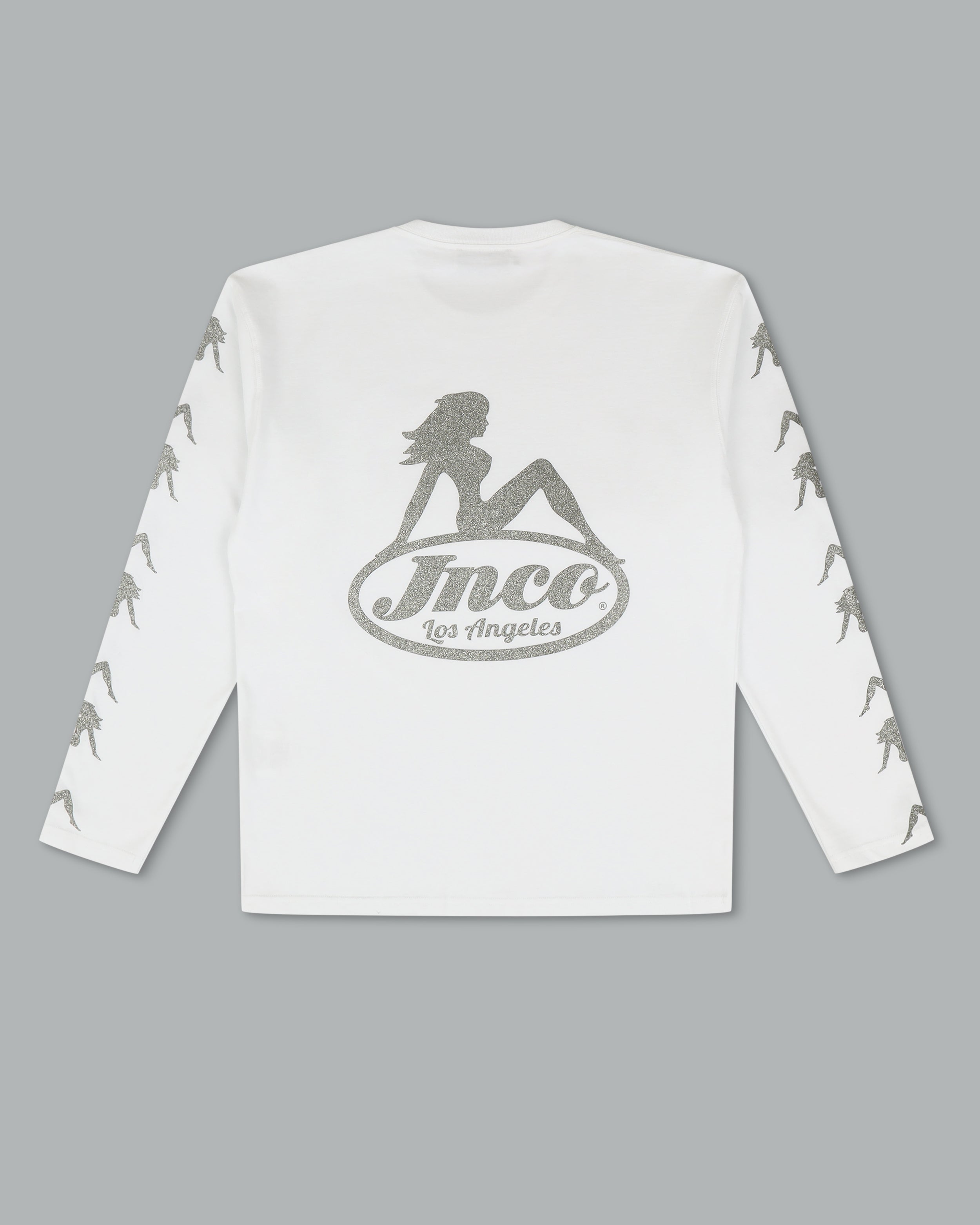 ★ILLIGO★ IG Cutout Long Sleeve White Big Rig Long Sleeve Tee. Optical White. – JNCO Los Angeles
