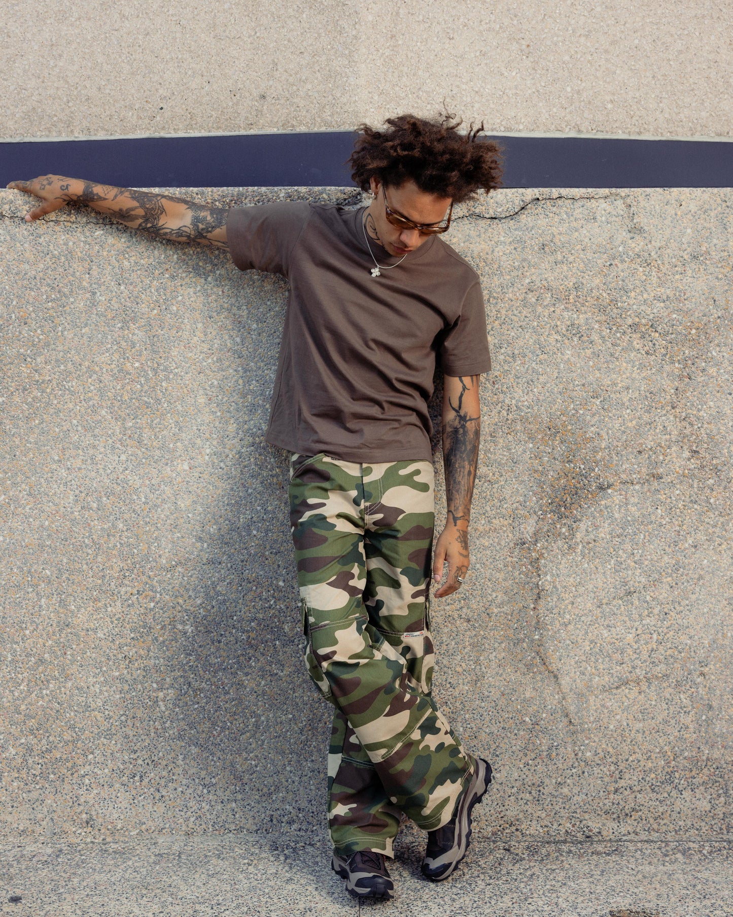Indicator Cargo Pants. 22”. Swamp Camo.