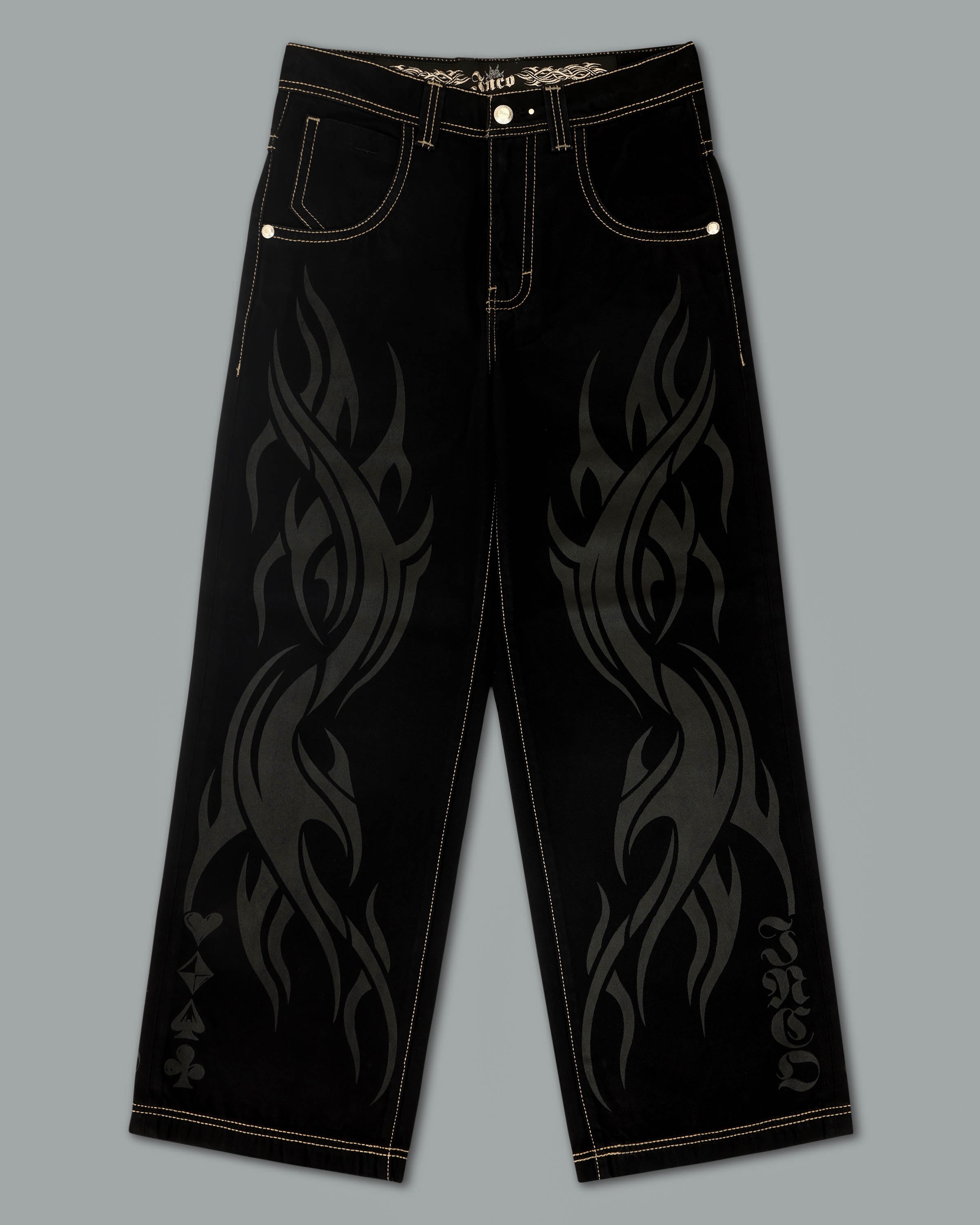 W Flame Karatz. 23". Jet Black.