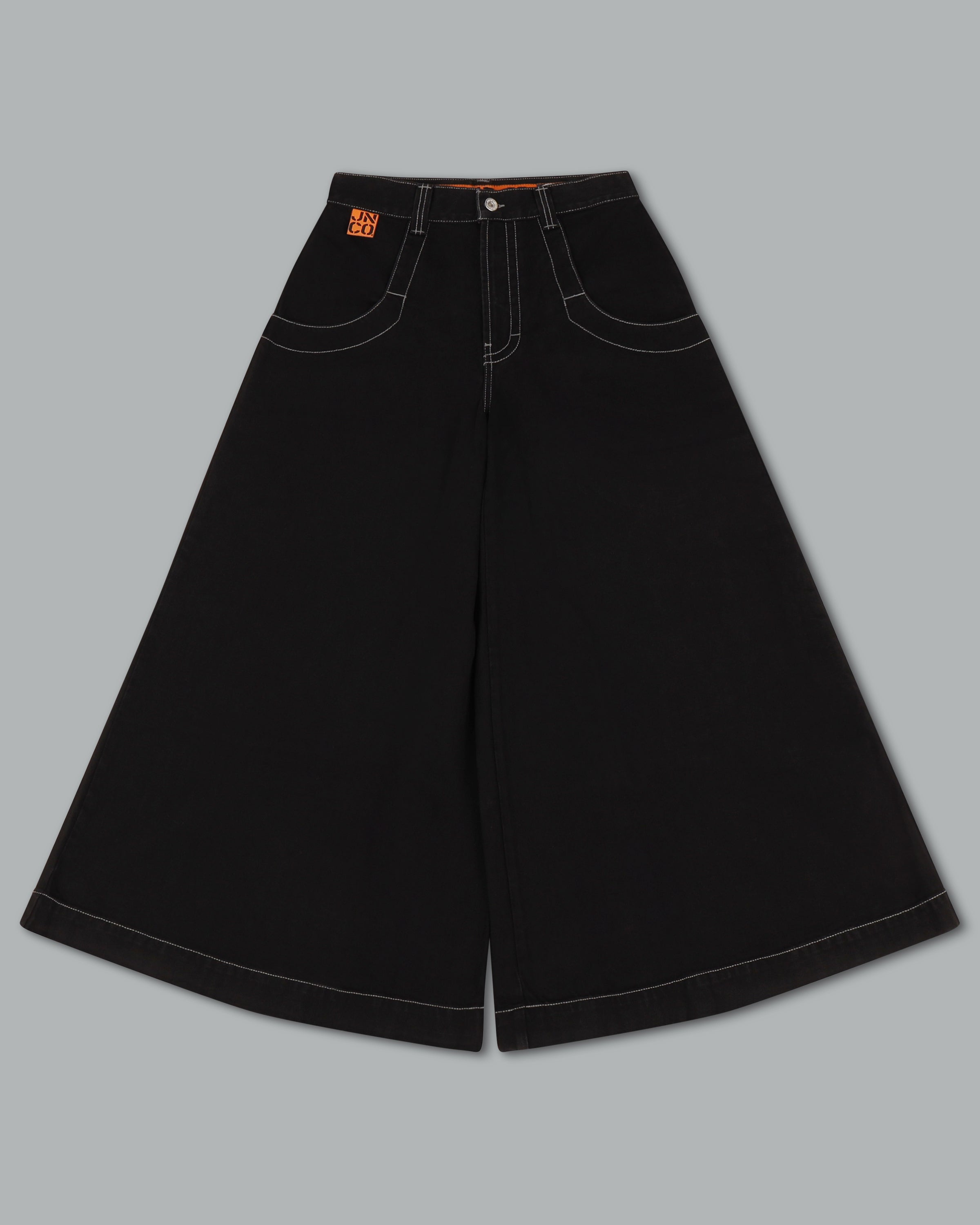 Black and store orange jnco jeans