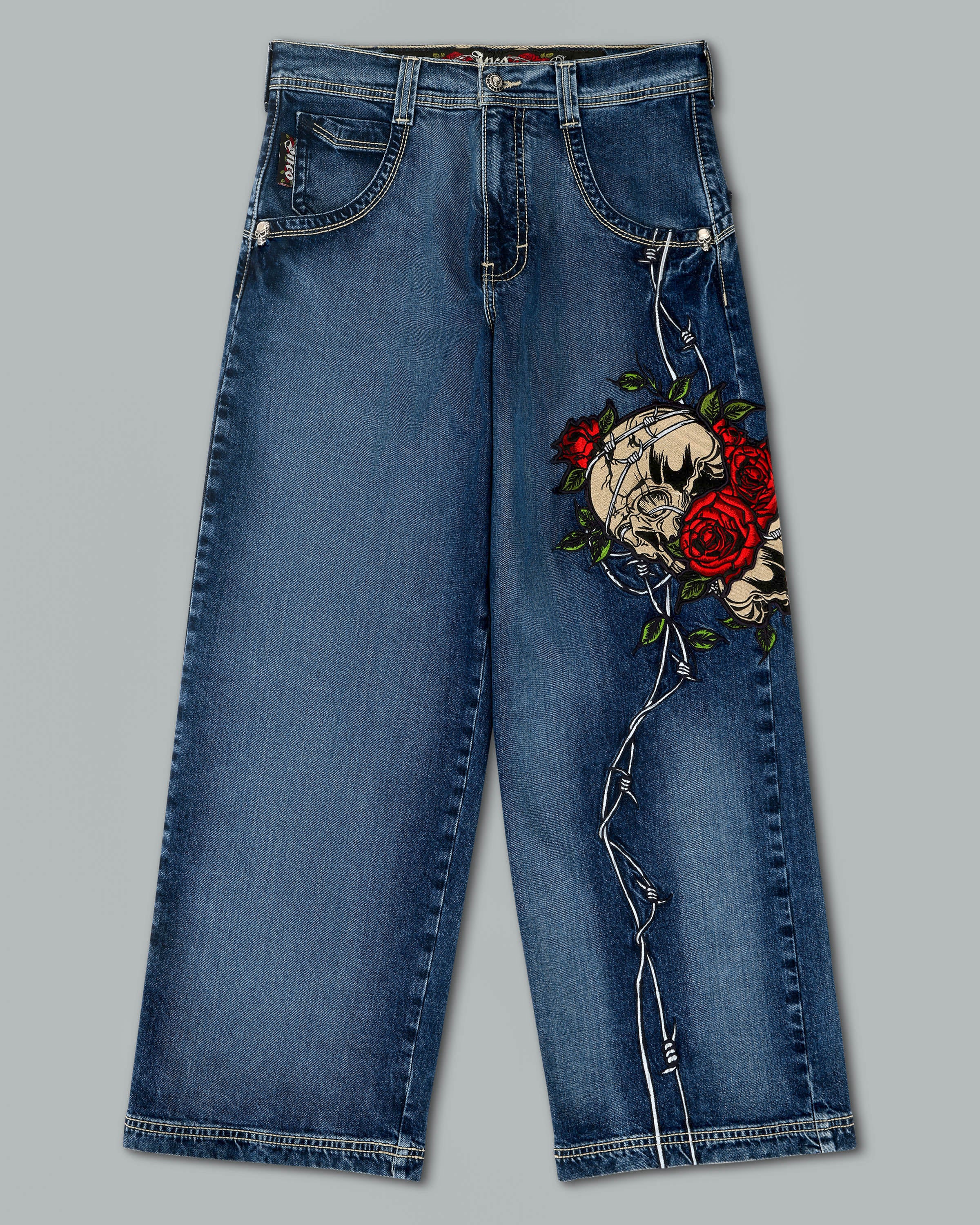 Skull & Roses Jeans. 24